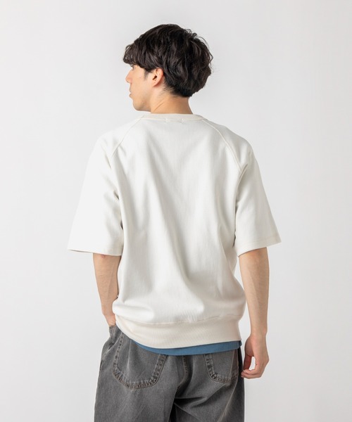 L.L.Bean（エルエルビーン）の「【JAPAN EDITION】ポーテージ・ショートスリーブ・スウェットシャツ（スウェット・メンズ・ネイビー/ライトグレー/イエロー/アイボリー・MEDIUM/SMALL/LARGE）」の12枚目の写真