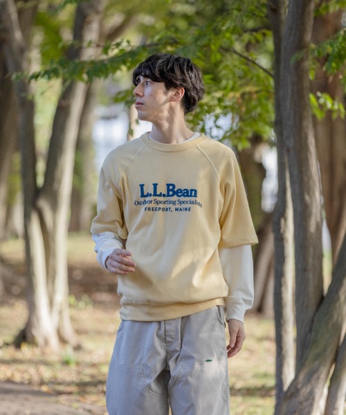 L.L.Bean（エルエルビーン）の「【JAPAN EDITION】ポーテージ・ショートスリーブ・スウェットシャツ（スウェット・メンズ・ネイビー/ライトグレー/イエロー/アイボリー・MEDIUM/SMALL/LARGE）」の9枚目の写真