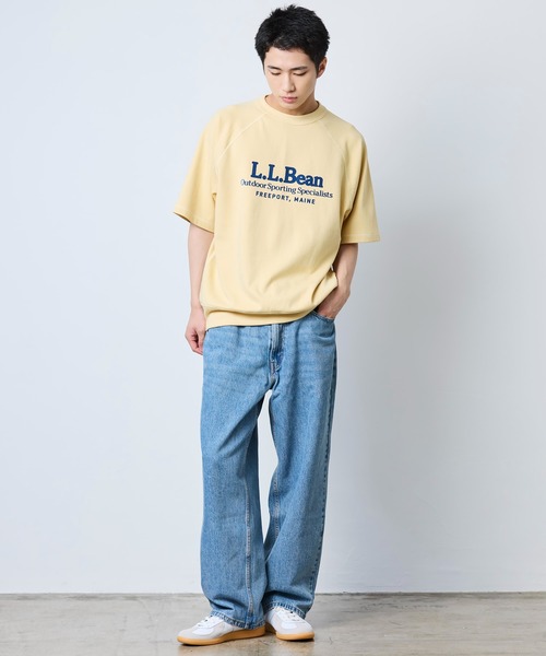 L.L.Bean(エルエルビーン)の「【JAPAN EDITION】ポーテージ・ショートスリーブ・スウェットシャツ(スウェット・メンズ・ネイビー/ライトグレー/イエロー/アイボリー・MEDIUM/SMALL/LARGE)」の19枚目の写真