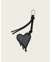 ALLSAINTS（オールセインツ）の「DRIP HEART LEATHER KEYRING | DRIP ハート レザー キーリング（キーホルダー）」