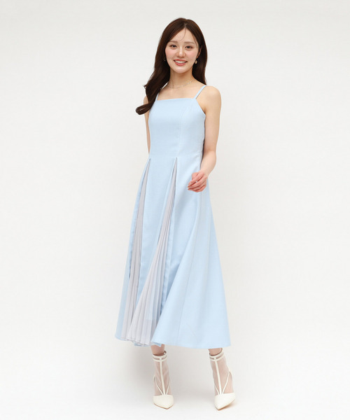 ROYAL PARTY（ロイヤルパーティー）の「ラメツイードプリーツロングフレアワンピース（ワンピース・レディース・ブラック/ブルー/オフホワイト・FREE）」の22枚目の写真