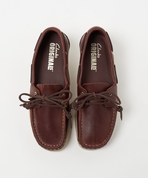 Clarks Originals(クラークスオリジナルズ)の「<Clarks Originals>Godney Boat シューズ/ダークブラウン(モカシン/デッキシューズ・レディース・ダークブラウン・5/4/6)」の9枚目の写真