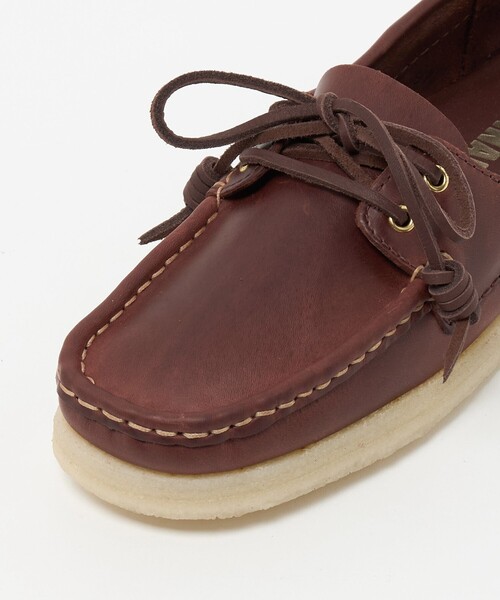 Clarks Originals(クラークスオリジナルズ)の「<Clarks Originals>Godney Boat シューズ/ダークブラウン(モカシン/デッキシューズ・レディース・ダークブラウン・5/4/6)」の14枚目の写真