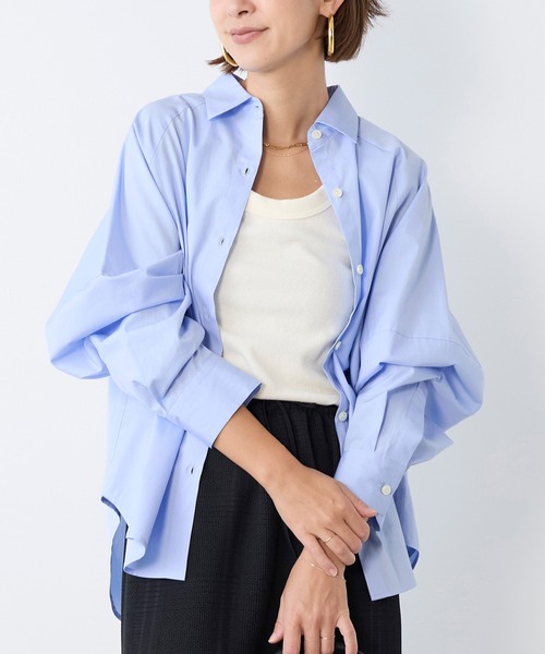 MICA&DEAL(マイカ&ディール)の「リネンブレンドテレコリブタンクトップ(タンクトップ・レディース・ライトベージュ/オフホワイト/ブラウン/ベージュ・FREE)」の6枚目の写真