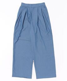 デニムライクツイルタックパンツ