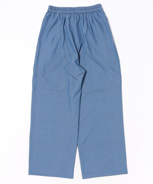 STYLEBLOCK（スタイルブロック）の「デニムライクツイルタックパンツ（その他パンツ・レディース・ブルー/ブラック・M）」の3枚目の写真