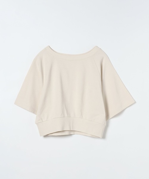 JEANASIS（ジーナシス）の「【選べる着丈】ヴィンテージミニウラケSS/666092（Tシャツ/カットソー・レディース・ネイビー/オフホワイト/グレー系その他/ライトブルー・SMALL/LARGE）」の5枚目の写真