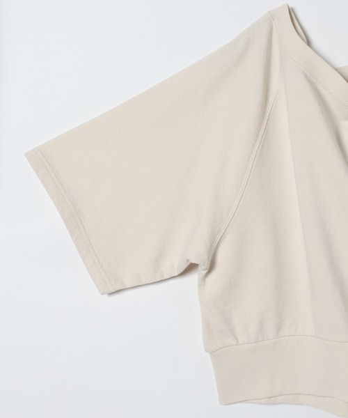 JEANASIS（ジーナシス）の「【選べる着丈】ヴィンテージミニウラケSS/666092（Tシャツ/カットソー・レディース・ネイビー/オフホワイト/グレー系その他/ライトブルー・SMALL/LARGE）」の8枚目の写真