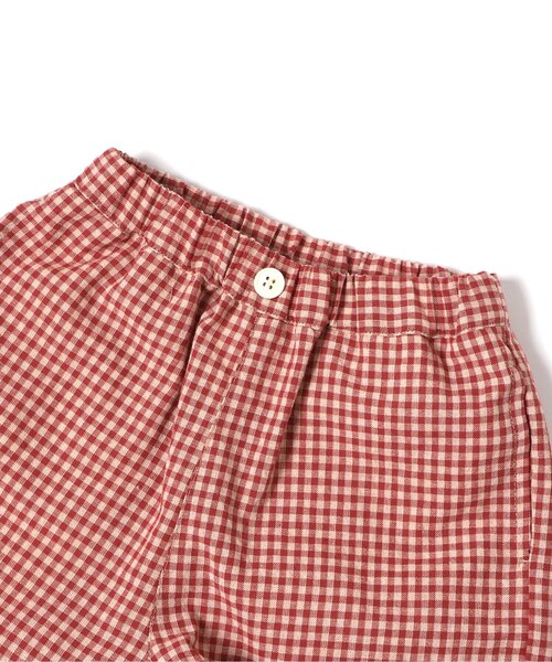 BREEZE（ブリーズ）の「【リンク】ギンガムチェックタックパンツ（その他パンツ・キッズ・ブラック/レッド・100/90/80/140/120/110/130）」の13枚目の写真