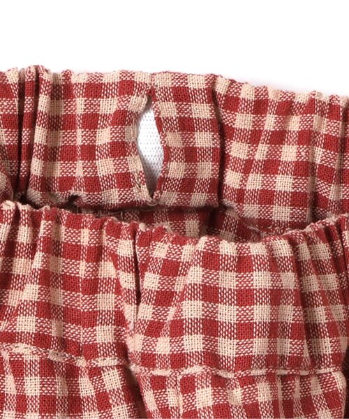 BREEZE（ブリーズ）の「【リンク】ギンガムチェックタックパンツ（その他パンツ・キッズ・ブラック/レッド・100/90/80/140/120/110/130）」の16枚目の写真