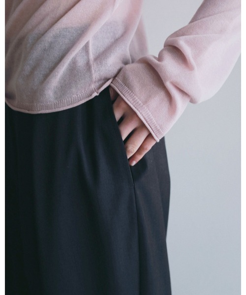 anuke（アンヌーク）の「Hightwist Cocoon Pants（その他パンツ・レディース・チャコールグレー/ネイビー・38inch/36inch）」の11枚目の写真
