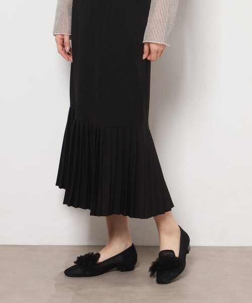 ESPERANZA（エスペランサ）の「2WAYフリルフラットオペラシューズ（その他シューズ・レディース・ブルー系7/ブラック系2/ベージュ系2・24.0cm/23.0cm/24.5cm/23.5cm/22.5cm）」の6枚目の写真