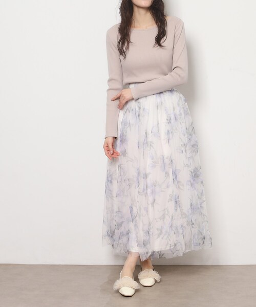 ESPERANZA（エスペランサ）の「2WAYフリルフラットオペラシューズ（その他シューズ・レディース・ブルー系7/ブラック系2/ベージュ系2・24.0cm/23.0cm/24.5cm/23.5cm/22.5cm）」の10枚目の写真
