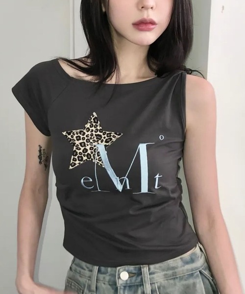 MUCENT／スターレオパードT（Tシャツ/カットソー）｜MUCENT（ムセント