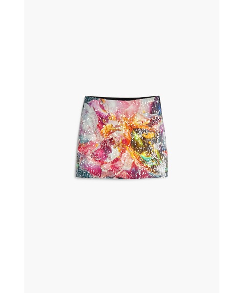 Desigual（デシグアル）の「ギャラクシーフラワースパンコールミニスカート（スカート・レディース・レッド・XS/L/XL/S/M）」の10枚目の写真