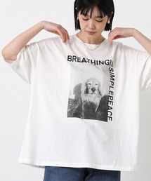 CHIGNON（シニヨン）の「アニマルフォトＤＯＧ＿T（Tシャツ/カットソー）」