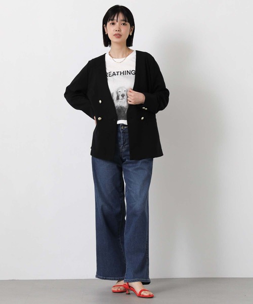 CHIGNON(シニヨン)の「アニマルフォトDOG_T(Tシャツ/カットソー・レディース・ホワイト・FREE)」の12枚目の写真