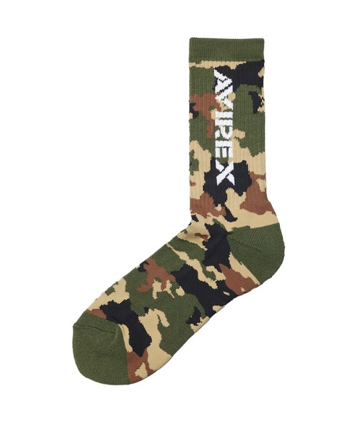 AVIREX（アヴィレックス）の「【RES】【AVIREX】Ccamouflage 3P Socks（ソックス/靴下・メンズ・カモフラージュ・25-27）」の4枚目の写真