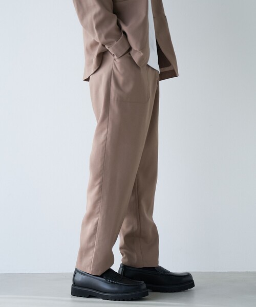 coen（コーエン）の「ハイブリッドリネン リラックスパンツ【吸水速乾・防シワ・UVカット】（その他パンツ・メンズ・モカ/ネイビー/ダークグレー・XL/L/S/M）」の7枚目の写真