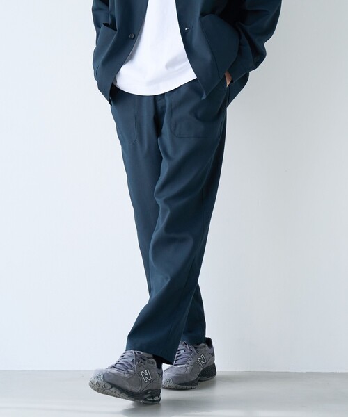 coen（コーエン）の「ハイブリッドリネン リラックスパンツ【吸水速乾・防シワ・UVカット】（その他パンツ・メンズ・モカ/ネイビー/ダークグレー・XL/L/S/M）」の11枚目の写真