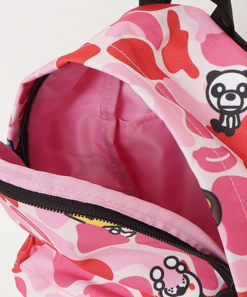A BATHING APE(アベイシングエイプ)の「BABY MILO SMALL BACKPACK #3(バックパック/リュック・メンズ・マルチ/ピンク/グリーン・FREE)」の18枚目の写真