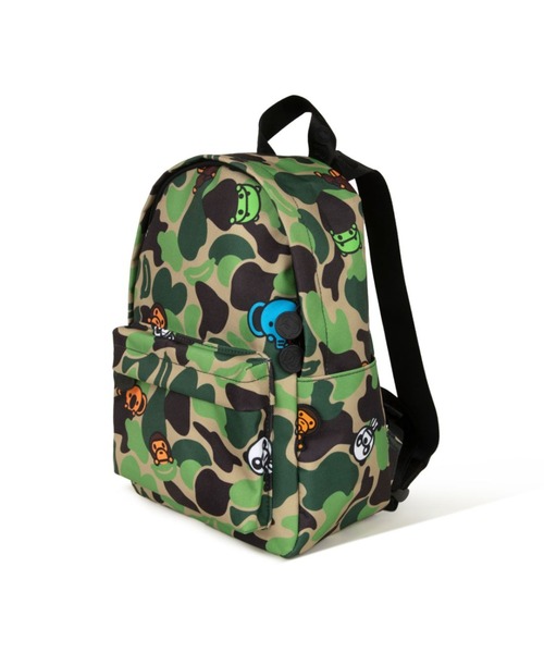 A BATHING APE(アベイシングエイプ)の「BABY MILO SMALL BACKPACK #3(バックパック/リュック・メンズ・マルチ/ピンク/グリーン・FREE)」の2枚目の写真