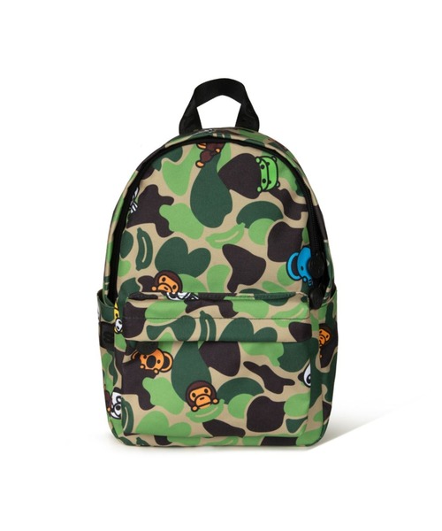 A BATHING APE(アベイシングエイプ)の「BABY MILO SMALL BACKPACK #3(バックパック/リュック・メンズ・マルチ/ピンク/グリーン・FREE)」の4枚目の写真