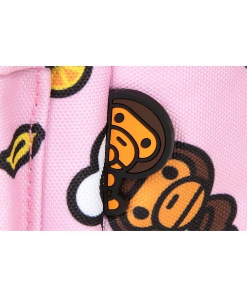 A BATHING APE(アベイシングエイプ)の「BABY MILO SMALL BACKPACK #3(バックパック/リュック・メンズ・マルチ/ピンク/グリーン・FREE)」の12枚目の写真
