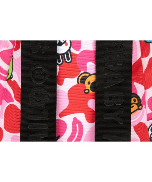 A BATHING APE(アベイシングエイプ)の「BABY MILO SMALL BACKPACK #3(バックパック/リュック・メンズ・マルチ/ピンク/グリーン・FREE)」の14枚目の写真