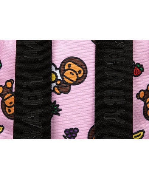A BATHING APE(アベイシングエイプ)の「BABY MILO SMALL BACKPACK #3(バックパック/リュック・メンズ・マルチ/ピンク/グリーン・FREE)」の15枚目の写真