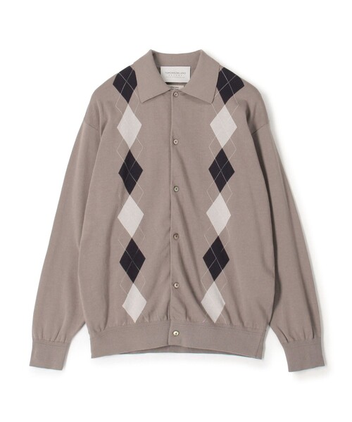 TOMORROWLAND tricot Giza cotton кардиган Polo‑collar кадиган