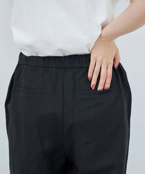 coen(コーエン)の「【接触冷感】リネンレーヨン ワイドストレートパンツ(WEB限定サイズあり/インフルエンサー紹介アイテム)(その他パンツ・レディース・その他1/ダークブラウン/オリーブ/ブラック・XL/L/M/S)」の22枚目の写真