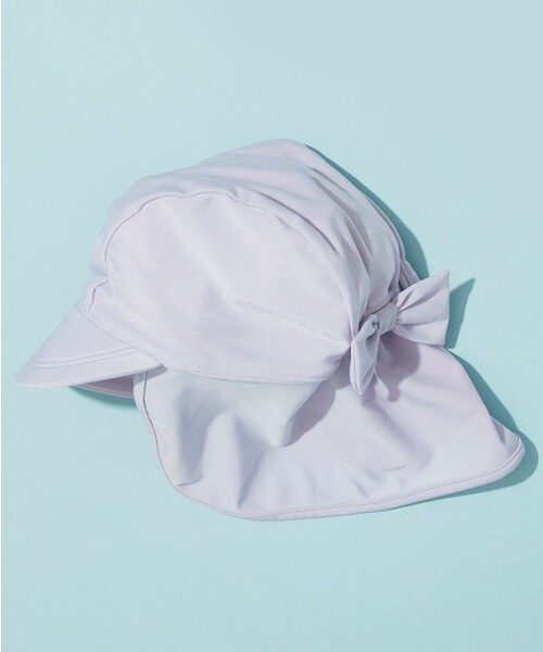 BRANSHES（ブランシェス）の「【水着 / SWIM】スイムキャップ（スイムグッズ・キッズ・ラベンダー/アイボリー・S/M）」の9枚目の写真