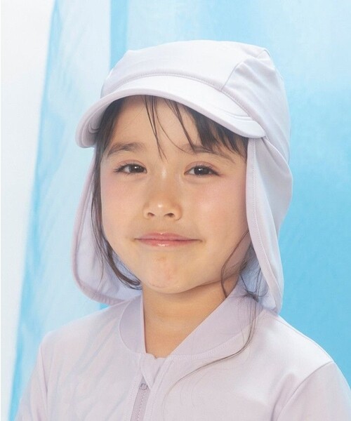 BRANSHES（ブランシェス）の「【水着 / SWIM】スイムキャップ（スイムグッズ・キッズ・ラベンダー/アイボリー・S/M）」の10枚目の写真