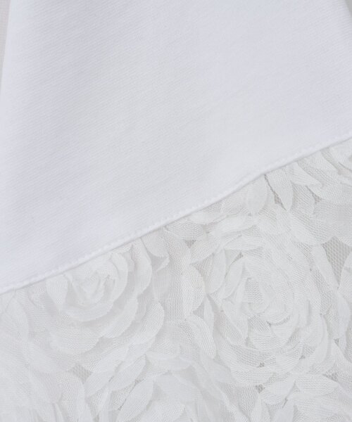 BEARDSLEY（ビアズリー）の「フリル刺繍ドッキングプルオーバー（Tシャツ/カットソー・レディース・ブラック/ホワイト・FREE）」の17枚目の写真