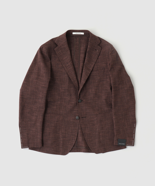 TAGLIATORE(タリアトーレ)の「TAGLIATORE (タリアトーレ) HOPSACK"DAKAR"(テーラードジャケット・メンズ・ブラウン/ネイビー・42/48/50/44/46)」の1枚目の写真