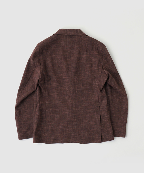 TAGLIATORE(タリアトーレ)の「TAGLIATORE (タリアトーレ) HOPSACK"DAKAR"(テーラードジャケット・メンズ・ブラウン/ネイビー・42/48/50/44/46)」の6枚目の写真