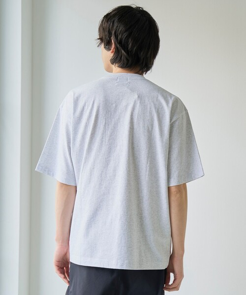 SMITH'S(スミス)の「<父の日ギフトにもおすすめ>SMITH'S(スミス)別注ポケット切替えTシャツ(Tシャツ/カットソー・メンズ・ブラック/ダークグリーン/ホワイト/ライトグレー/ワインレッド/ネイビー・S/L/XL/M)」の15枚目の写真
