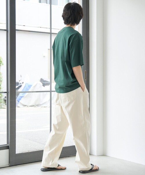 SMITH'S(スミス)の「<父の日ギフトにもおすすめ>SMITH'S(スミス)別注ポケット切替えTシャツ(Tシャツ/カットソー・メンズ・ブラック/ダークグリーン/ホワイト/ライトグレー/ワインレッド/ネイビー・S/L/XL/M)」の22枚目の写真