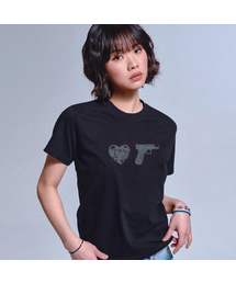 [ウーマン]GUN OF スリム半袖Tシャツ_2カラー