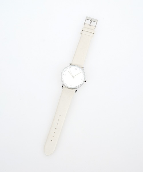 an meets zakka（アンミツザッカ）の「an meets zakka ビッグラウンドダイヤルレザーバンド腕時計（アナログ腕時計・レディース・ブラック系2/ブラック系1/ブラウン/ベージュ・ONESIZE）」の22枚目の写真