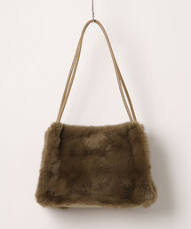 Three Four Time | フェイクファースクエアトート(トートバッグ)