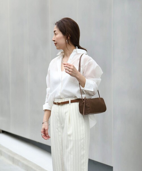 NOLLEY’S（ノーリーズ）の「ナイロンショルダーバッグ（ショルダーバッグ・レディース・ブラウン/ブラック・FREE）」の4枚目の写真