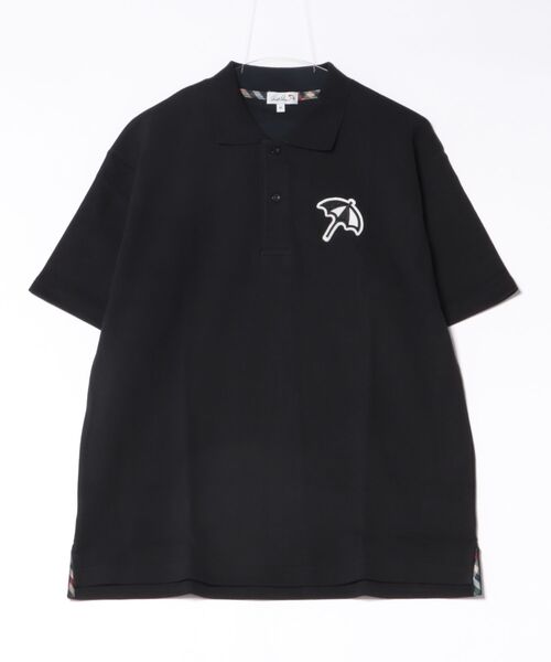 Arnold Palmer(アーノルドパーマー)の「カノコスムース シェア ビッグアンブレラ ポロシャツ(ポロシャツ・レディース・ブラック/レッド/ホワイト・M/XS/LL/L/S)」の1枚目の写真