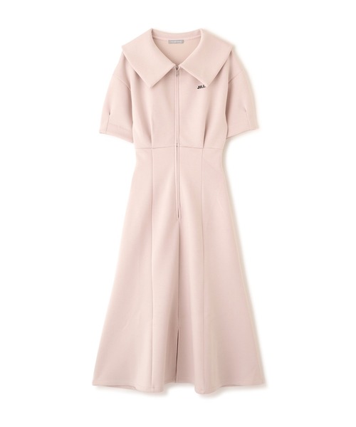 JILL by JILL STUART(ジルバイジルスチュアート)の「ビッグカラーダイバーロングワンピース(ワンピース・レディース・グレー/ピンク/ホワイト・FREE)」の5枚目の写真