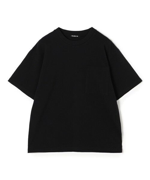 GALERIE VIE(ギャルリー ヴィー)の「コットン吊り天竺 ハーフスリーブプルオーバー(Tシャツ/カットソー・メンズ・ホワイト/ネイビー/ブラック・S/M)」の3枚目の写真
