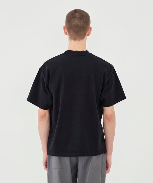 GALERIE VIE(ギャルリー ヴィー)の「コットン吊り天竺 ハーフスリーブプルオーバー(Tシャツ/カットソー・メンズ・ホワイト/ネイビー/ブラック・S/M)」の15枚目の写真