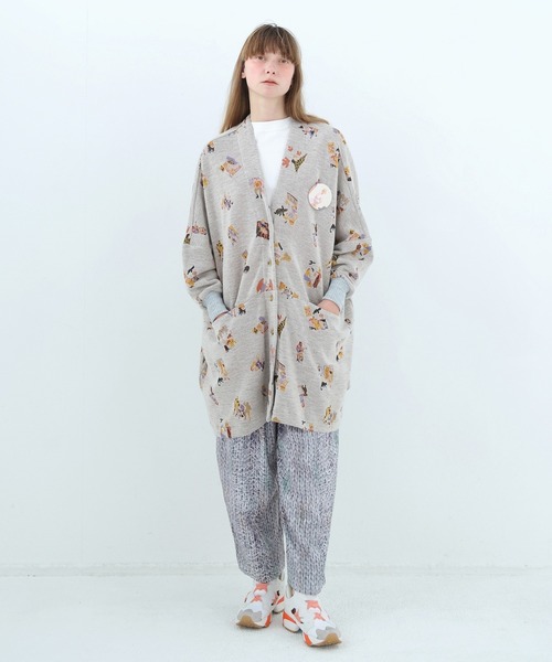 bedsidedrama（ベットサイドドラマ）の「Twenty Night JQ Cardigan（カーディガン/ボレロ・レディース・グレー/ブラック・2/1）」の2枚目の写真