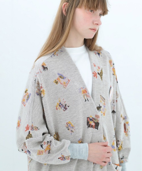 bedsidedrama（ベットサイドドラマ）の「Twenty Night JQ Cardigan（カーディガン/ボレロ・レディース・グレー/ブラック・2/1）」の7枚目の写真