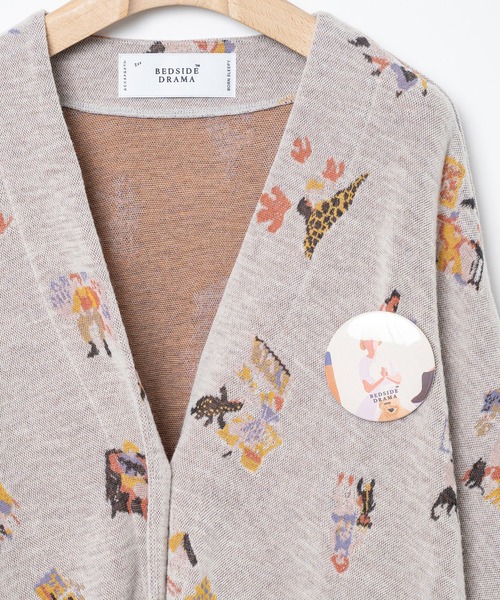 bedsidedrama（ベットサイドドラマ）の「Twenty Night JQ Cardigan（カーディガン/ボレロ・レディース・グレー/ブラック・2/1）」の20枚目の写真